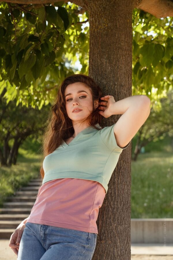 T-shirt modulable femme – coton bio GOTS, fabriqué en France