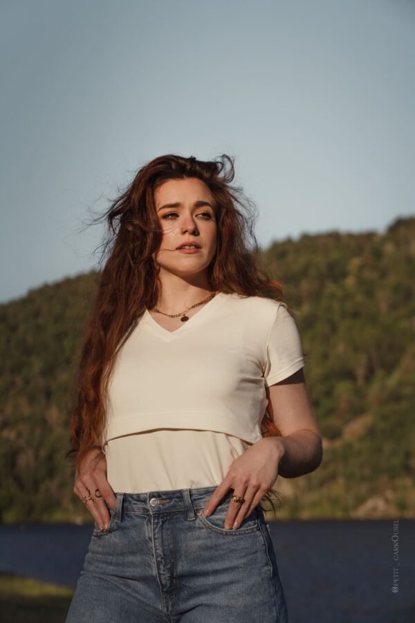 T-shirt modulable femme – coton bio GOTS, fabriqué en France