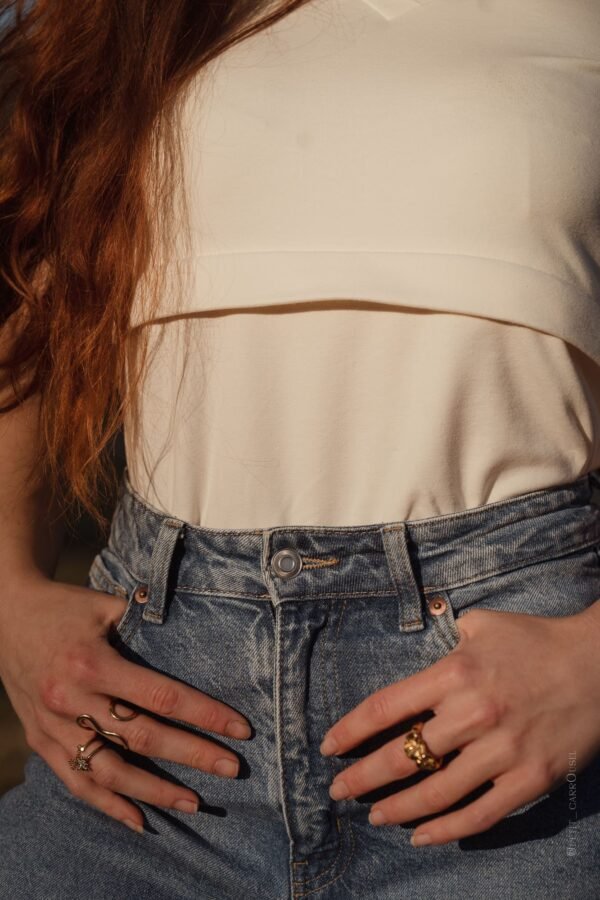 T-shirt modulable femme – coton bio GOTS, fabriqué en France